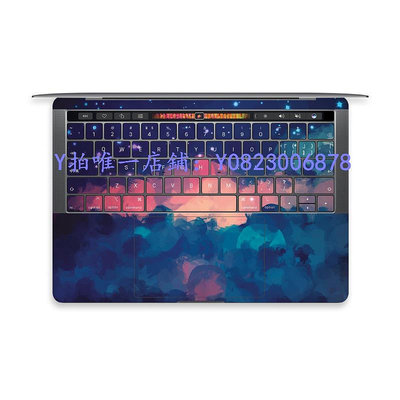 鍵盤膜 SkinAT 適用于蘋果電腦M1鍵盤貼膜 MacBook Pro14/16保護膜 Mac Air 15 M2貼紙