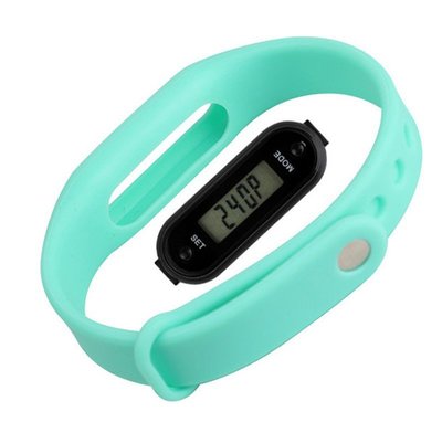 新款小米計步器硅膠手環表兒童運動卡路里手表硅膠學生記步手表