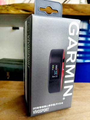 ~騎車趣~無息分期全新GARMIN vívosport™智慧健康心率手環 GPS