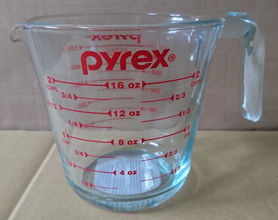 美國 Pyrex 玻璃量杯 測量量杯 烘焙量杯 500ml