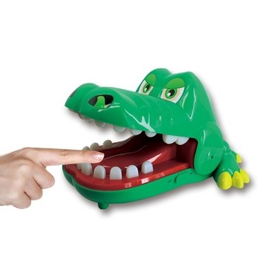 小羅玩具批發-480↓ 瘋狂的鱷魚 超大款電動瘋狂鱷魚拔牙 咬手指 親子互動 桌面聚會玩具 搞怪玩具(WS5320)
