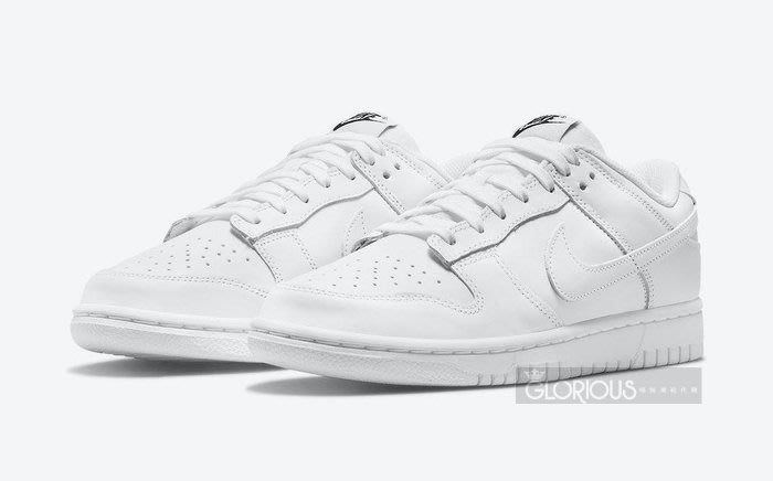 免運Nike Dunk Low Triple White 白DD1503-109 休閒運動滑板鞋【GL代購