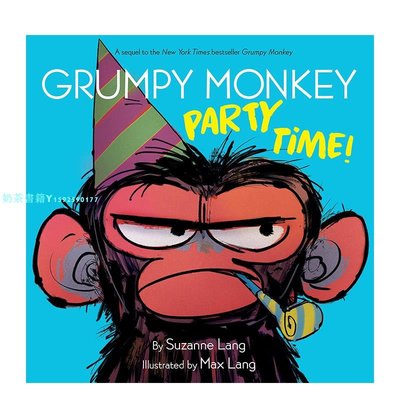 【預 售】Grumpy Monkey Party Time!暴躁的猴子派對時間到了!英文兒童繪本書籍