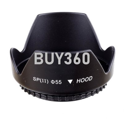 W182-0426 for 55mm 蓮花螺旋口 花瓣鏡頭遮光罩 55mm佳能尼康通用遮光罩
