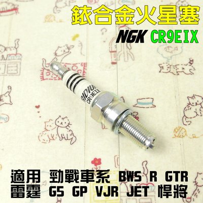 NGK 銥合金火星塞 CR9EIX 火星塞 適用 勁戰 BWS R GTR 雷霆 G5 GP VJR JET