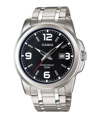 CASIO手錶公司貨 簡約 指針表 MTP-1314D-1A 不鏽鋼帶 MTP-1314