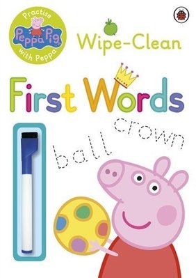 *小P書樂園* Peppa Pig: Practise with Peppa - Wipe-Clean First Wo