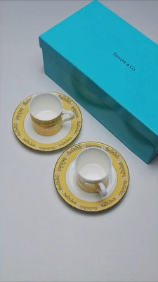 Tiffany提夫尼濃縮咖啡杯，摩卡杯套。小杯子。全新未使用