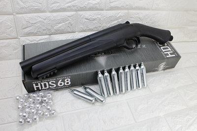 台南 武星級 Umarex T4E HDS68 防身 鎮暴槍 CO2槍 + CO2小鋼瓶 + 鋁彈 ( 17MM辣椒彈