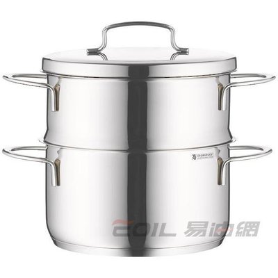 【易油網】【缺貨】WMF Mini 湯鍋 蒸鍋 含蓋、蒸籠 16cm 0716836040 Fissler Woll