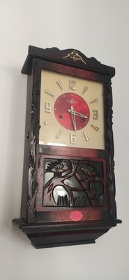 古董 發條鐘 機械鐘  實木掛鐘 擺鐘    限台中自取