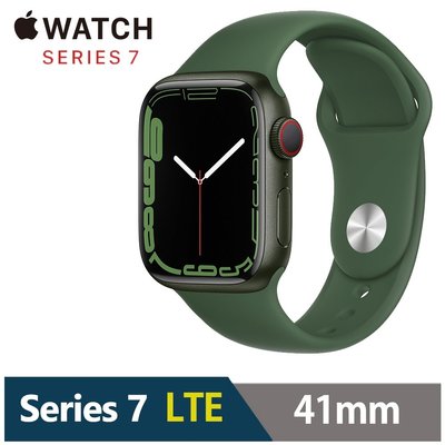Apple Watch S7 41mm 鋁金屬錶殼配運動錶帶(GPS+Cellular版)