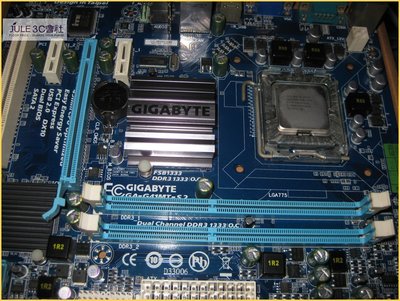 JULE 3C會社-技嘉 GA-G41MT-S2 G41/45奈米/DDR3/內顯/全固態電容/送CPU/775 主機板