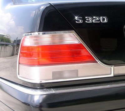 IDFR ODE 汽車精品 BENZ S W140 94-98 鍍鉻後燈框 電鍍後燈框