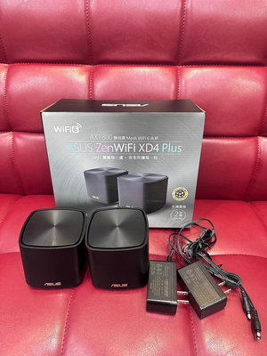 【艾爾巴二手】ASUS ZenWiFi XD4 Plus 全屋網狀無線路由器雙入組#二手路由器#保固中#新興店85FSX