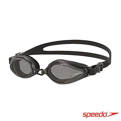 【線上體育】speedo 成人泳鏡 Edge 黑/透明 ; 黑/灰