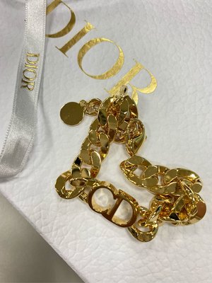 Dior 精品手鍊-Petit CD金屬鏈帶手鍊