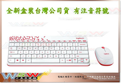 【WSW 鍵鼠組】羅技 Logitech MK240 自取650元 白色 NANO 無線鍵盤滑鼠組 防撥水 繁體中文 台中市