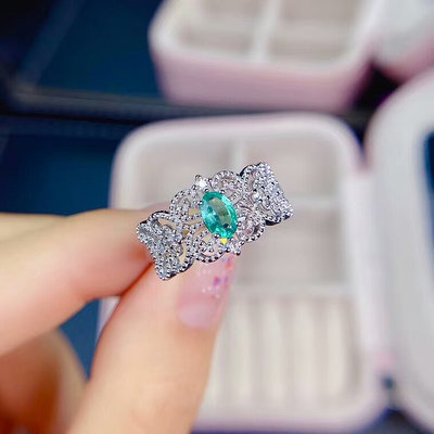 【祖母綠戒指】天然祖母綠戒指 閃耀祖母綠 玻璃體 高淨度 浪漫蕾絲設計 細緻優雅