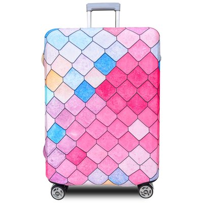 【巧婦樂】新一代 絢麗人魚尾 行李箱保護套(29-32吋行李箱適用)