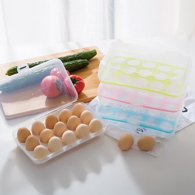 15格雞蛋盒 冰箱保鮮盒 便攜野餐雞蛋收納盒 裝雞蛋 w1099-200602[388696]