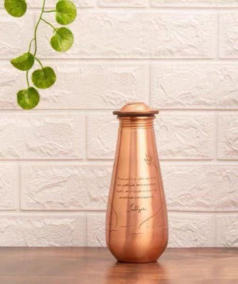 水壺 水杯 印度 純銅水壺 純銅水瓶 700ml-寶藏雜貨店