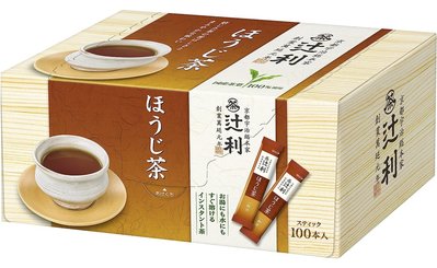《FOS》日本製 辻利 焙茶 即溶沖泡茶 100包 抹茶粉 京都宇治 高級綠茶 下午茶 送禮 伴手禮 熱銷 新款 限定