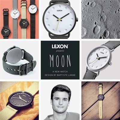 法式時尚樂活 LEXON Moon Watch 月球蝕刻表面腕錶 榮獲 龐畢度 MoMA 館藏品