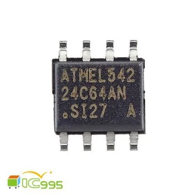 (ic995) ATMEL752 24C64AN SOP-8 EEPROM 唯讀記憶體 IC 芯片 全新1入 #7213