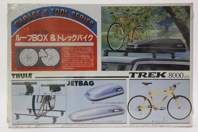 【統一】FUJIMI《腳踏車TREK8000/車架THULE/車頂行李箱JETBAG》1:24#11042【缺貨】