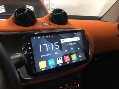 賓士 Benz smart 9吋無碟 Android 安卓版 電容式觸控螢幕導航主機/藍芽/導航/倒車顯影