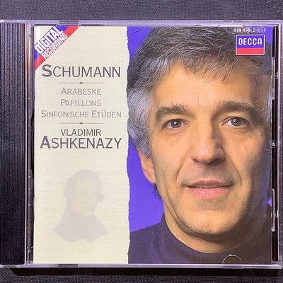 企鵝三星/Schumann舒曼-阿拉貝斯克/蝴蝶/交響練習曲 Ashkenazy阿胥肯納吉/鋼琴 德國半銀圈PMDC01版