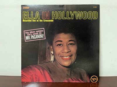晨雨黑膠【爵士】美首版,Verve,Ella Fitzgerald –Ella In Hollywood (Live)