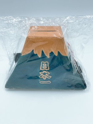 【薰衣草舖子】日本進口 真皮革製 富士山造型存錢筒 零錢包