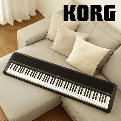 【升昇樂器】KORG B2 數位鋼琴/電鋼琴/可攜帶/兩年保固/單主機