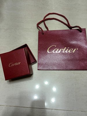 Cartier 卡地亞 戒指盒的外包裝盒+禮袋(手提袋) ；TIFFANY CHAUMAT lv baliy 蕭邦求婚戒