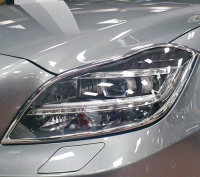 IDFR ODE 汽車精品  BENZ CLS W218 WANGON 11-UP  鍍鉻大燈框  電鍍大燈框