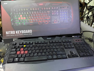 Acer 宏碁 Nitro Keyboard NKB810 電競鍵盤 一數字鍵故障 其餘正常