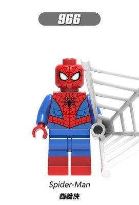 【積木班長】966 蜘蛛俠 蜘蛛人 MARVEL 漫威 超級英雄 人偶 欣宏 袋裝/相容 樂高 LEGO 積木