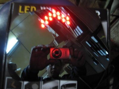 【小鳥的店】福斯 T5 專用 LED方向防炫藍鏡 照後鏡片加電熱除霧-雙箭頭(卡榫式)