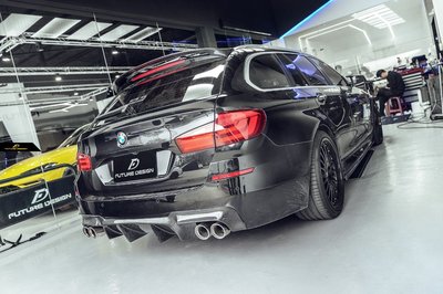 【政銓企業有限公司】BMW F11 升級 M5 V款 高品質 CARBON 卡夢 後下巴 後下導流 免費安裝 現貨供應
