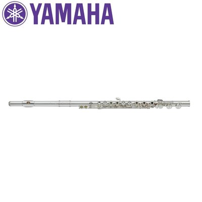 小叮噹的店- 日本製 Yamaha YFL587 直列 開孔 純銀管體 笛頭 唇墊 長笛
