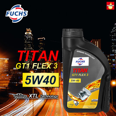 FUCHS TITAN GT1 FLEX 3 5W-40 頂級機油 XTL【瘋油網】