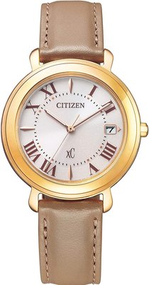 日本正版 CITIZEN 星辰 xC EO1203-03A hikari 手錶 女錶 光動能 皮革錶帶 日本代購