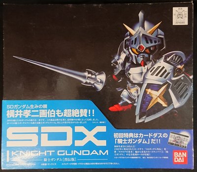 BANDAI SDX 騎士鋼彈 烈傳版 初回特典 Knight Gundam