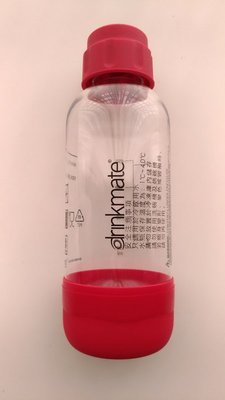 drinkmate 0.5L PET原廠耐壓水瓶、冷水壺 (黑、白、紅)