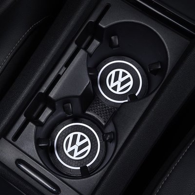 汽配~2pcs Volkswagen VW car anti-skid mat, water coaster, ca Cmhy
