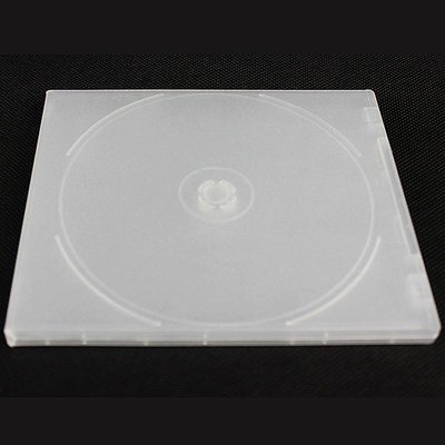 優質透明磨砂軟塑料正方形雙片裝PP盒CD DVD光盤盒塑料收納光碟盒
