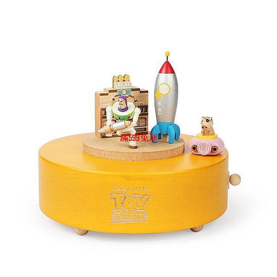 (現貨)TOYSTORY 巴斯光年+存錢筒豬音樂鈴 玩具總動員三眼怪音樂盒-滿599免運