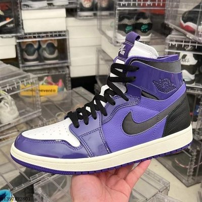 Nike Jordan 1 High Zoom Air CMFT 黑紫 高筒 時尚 休閒鞋 CT0979-505